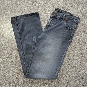 DKNY Jeans Womens 8 29x30 Mid Rise Straight Leg Vintage Medium Wash Stretch
